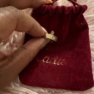 100 Authentic Cartier Love Ring